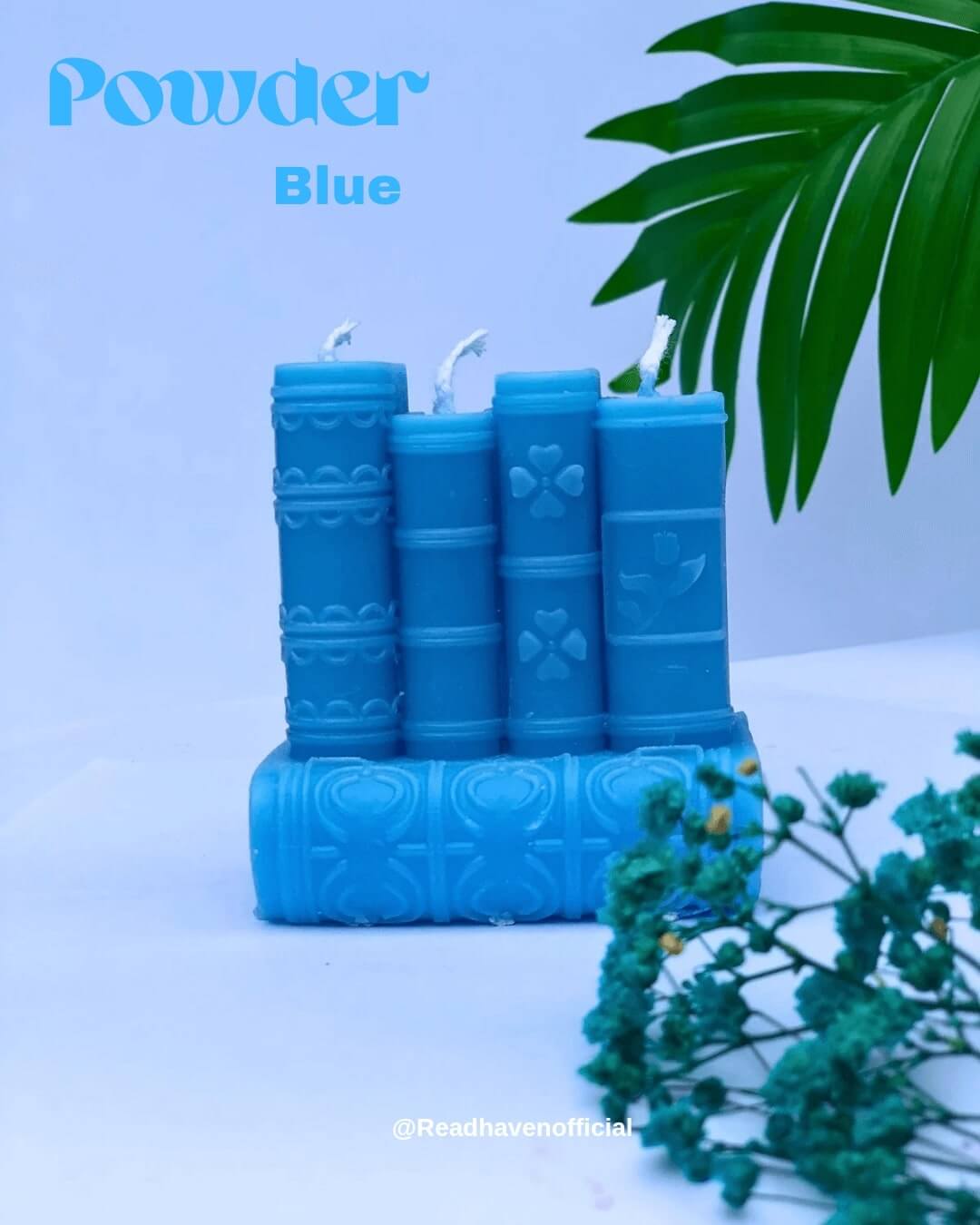 Book Candle "Powder Blue"